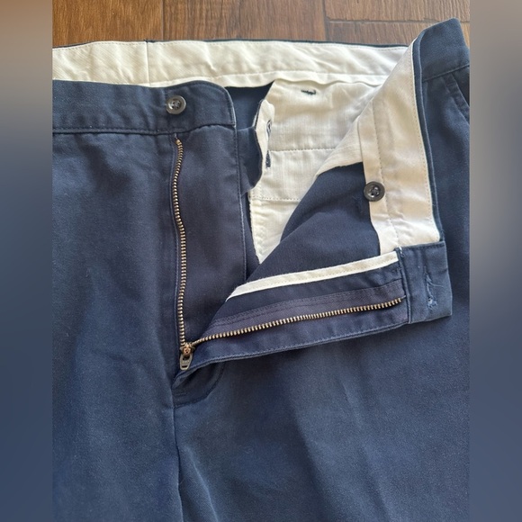 Vintage Polo Ralph Lauren Preston Pants Mens Wide Leg Blue Sz 40x 32 Pony 90’s - Picture 10 of 11